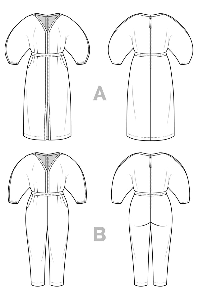 Jo Dress + Jumpsuit Pattern