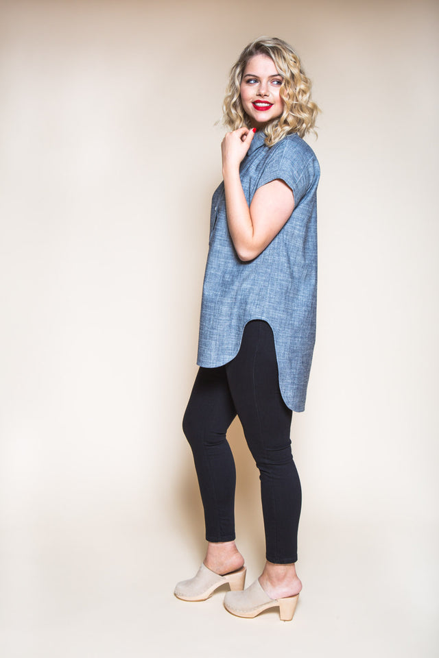 Kalle Shirt + Shirtdress Pattern