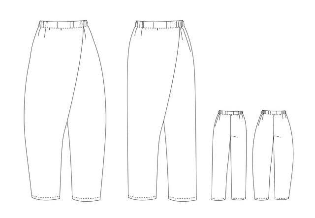 Pantalon asymétrique Elvis