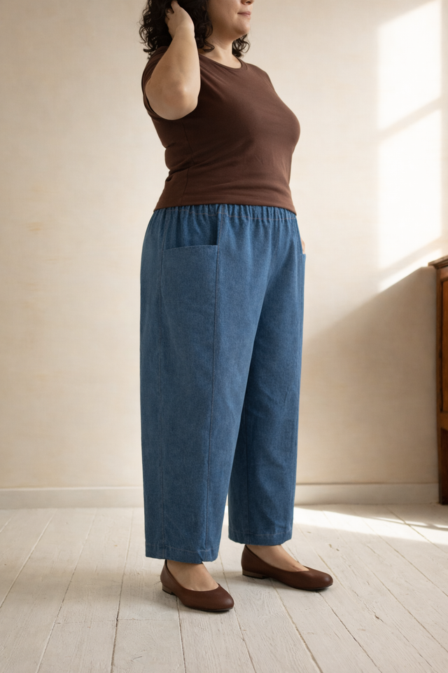 Pantalon barrel Emile