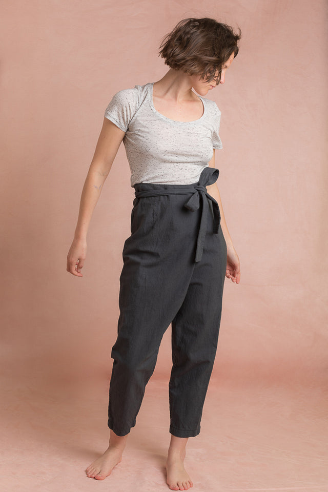 Pantalon portefeuille fuselé Papao