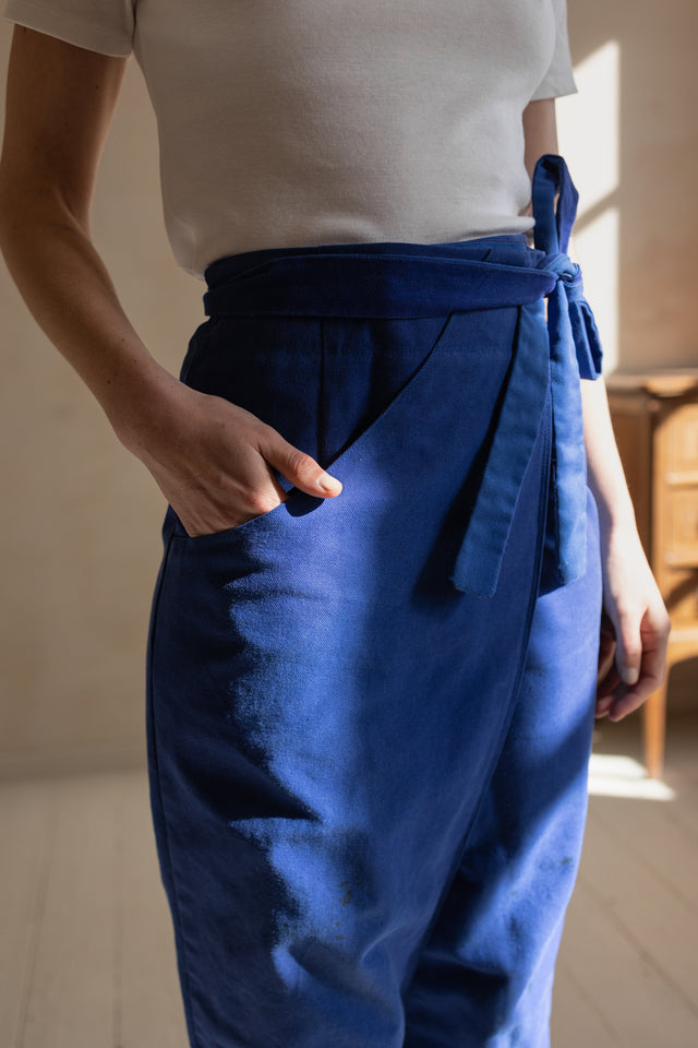 Pantalon portefeuille fuselé Papao