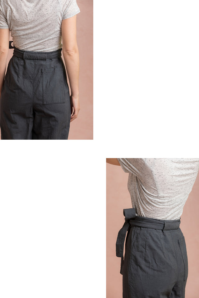 Pantalon portefeuille fuselé Papao