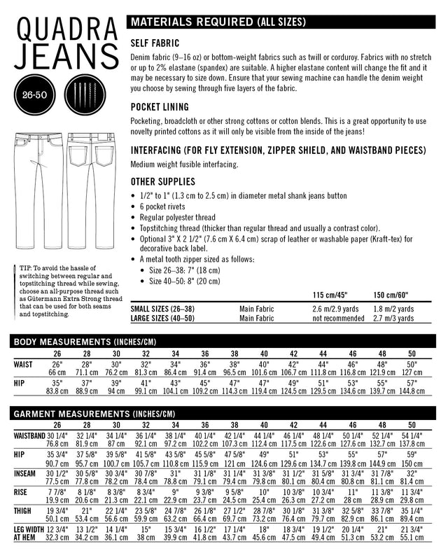 Quadra Jeans PDF