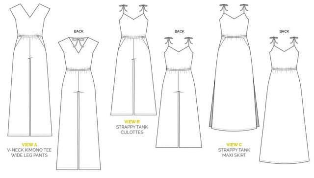 Sallie Maxi-Dress + Jumpsuit Pattern