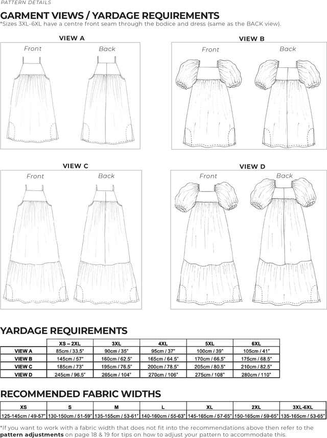 ZW Tier Dress - PDF Pattern