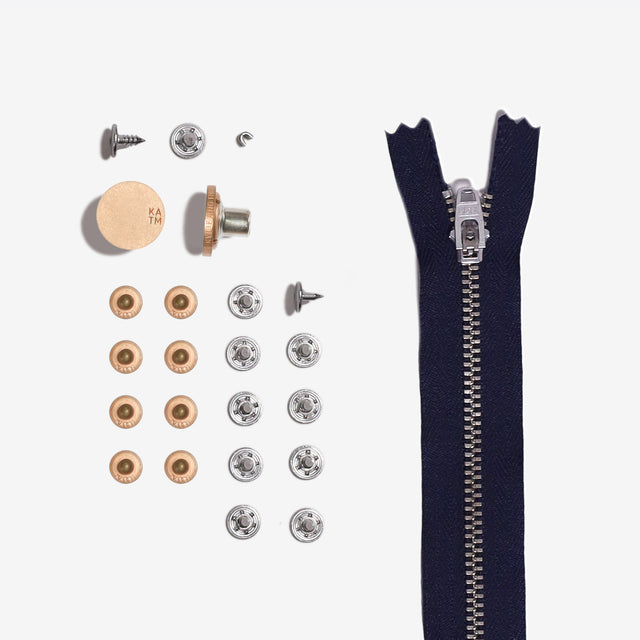 Kylie and the Machine Jean Refill Kit - Copper, Navy Zip