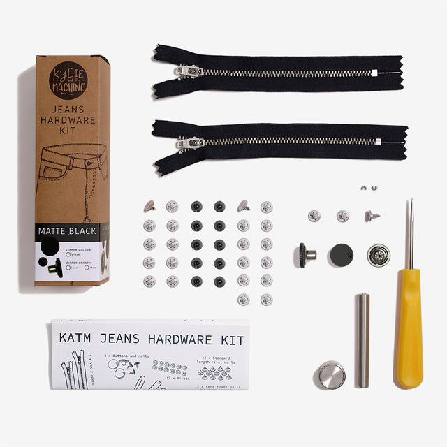 Kylie and the Machine Denim Hardware Kit - Matte Black