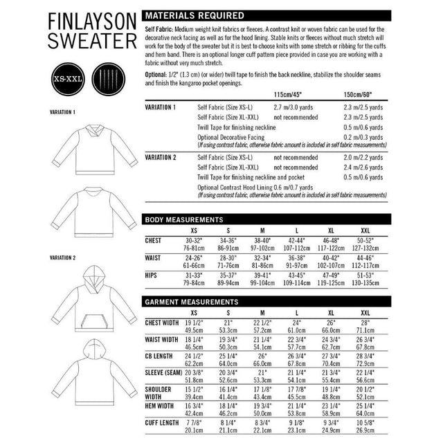 Thread Theory Finlayson Sweater Pattern – Former and Latter Fabrics