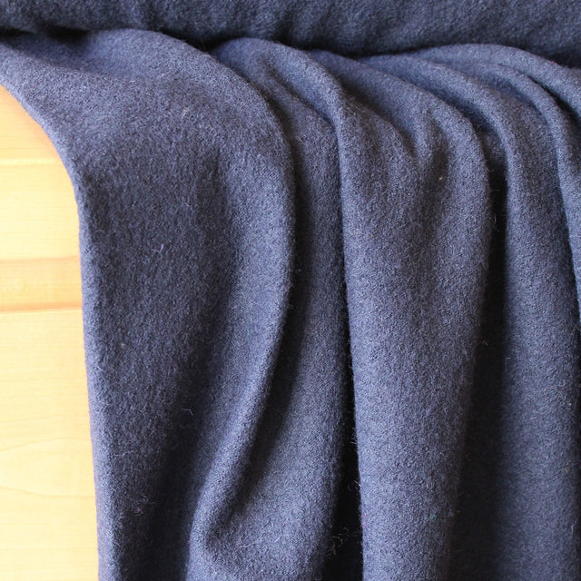 Boiled Wool - French Navy