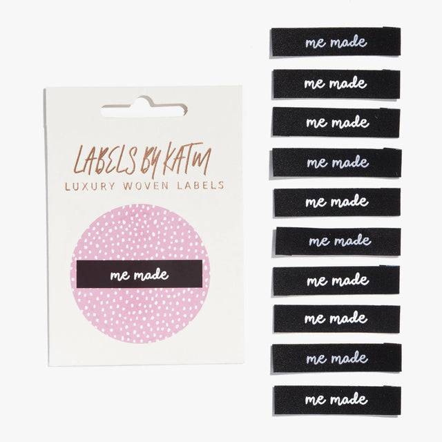 End Fold Woven Labels