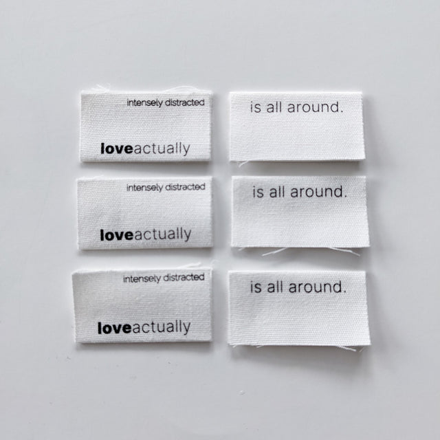 Intensely Distracted Labels - "Love Actually Is All Around"