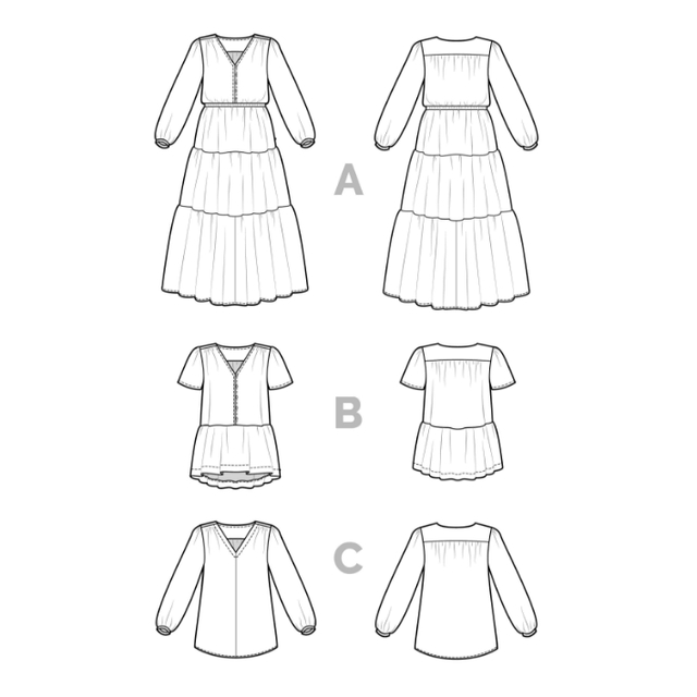 Closet Core Nicks Dress + Blouse Pattern