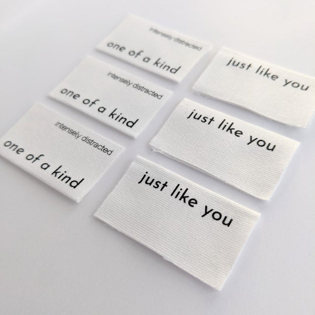 Intensely Distracted Labels - "One of a Kind, Just Like You"