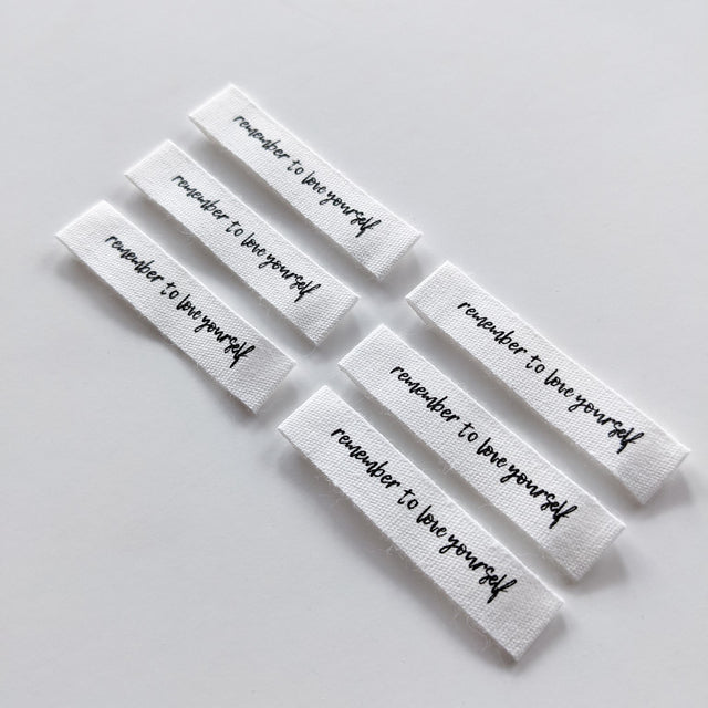 Intensely Distracted Labels - "Remember to Love Yourself"