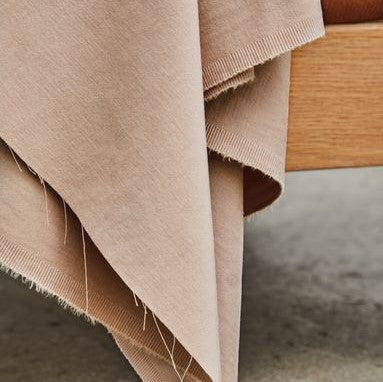0.4m Remnant - Sera Weighty Cotton Blend - Warm Sand