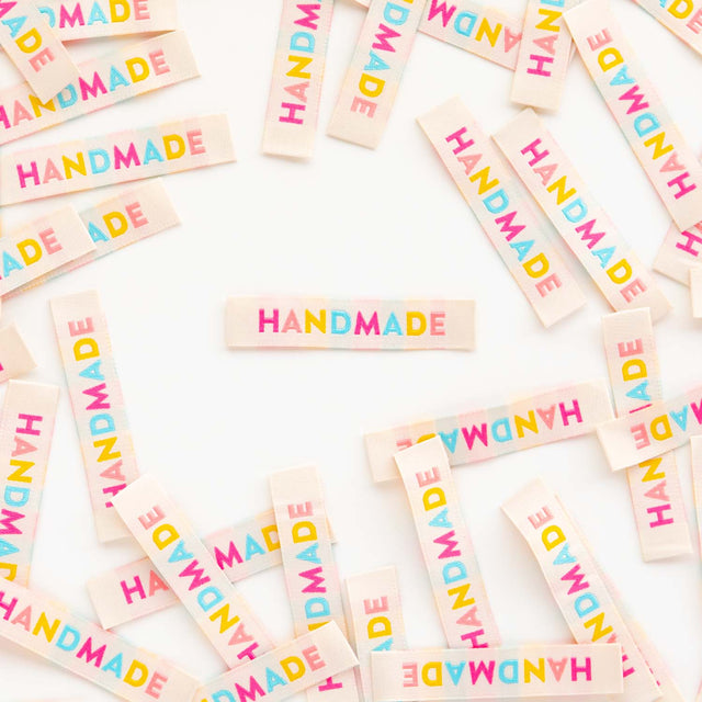 Sarah Hearts Labels - "Handmade"