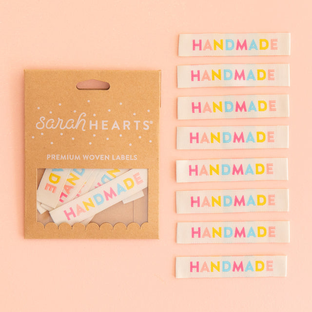 Sarah Hearts Labels - "Handmade"